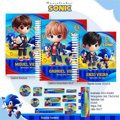 Sonic - Mascotes 2025