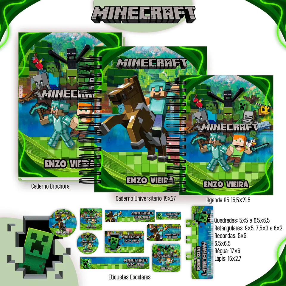 Minecraft - Kit escolar 2025 1