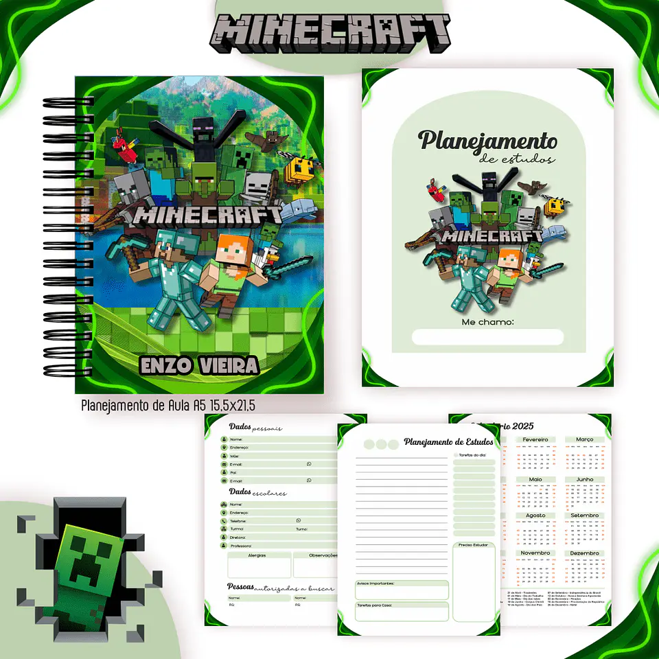 Minecraft - Kit escolar 2025 5