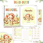 Dino Cute Aquarela - Kit Escolar 2025 - Thumbnail 3