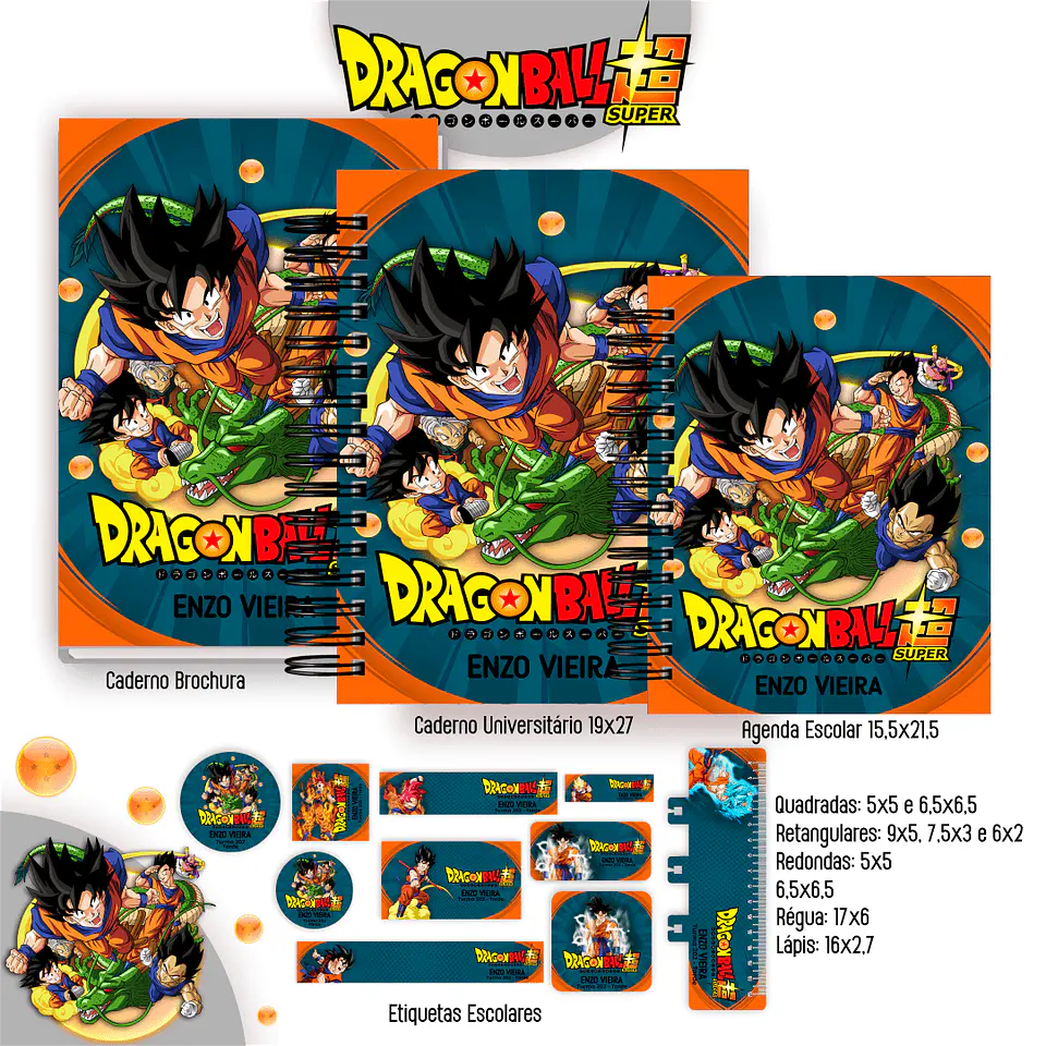 Dragon Ball - Kit Escolar 2025 5