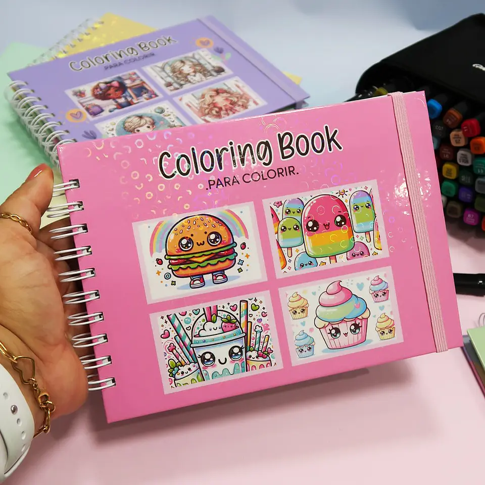 Arquivo Digital Coloring Book A5 - A Arte de Colorir 1