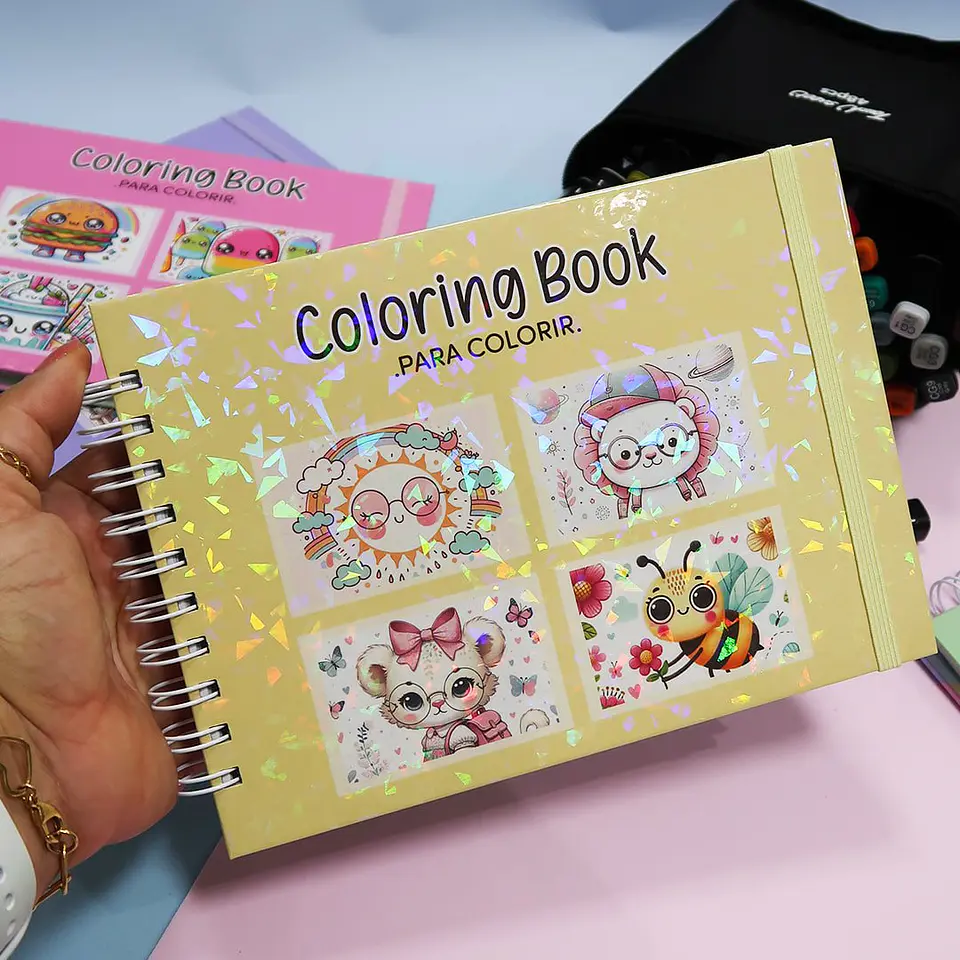 Arquivo Digital Coloring Book A5 - A Arte de Colorir 4