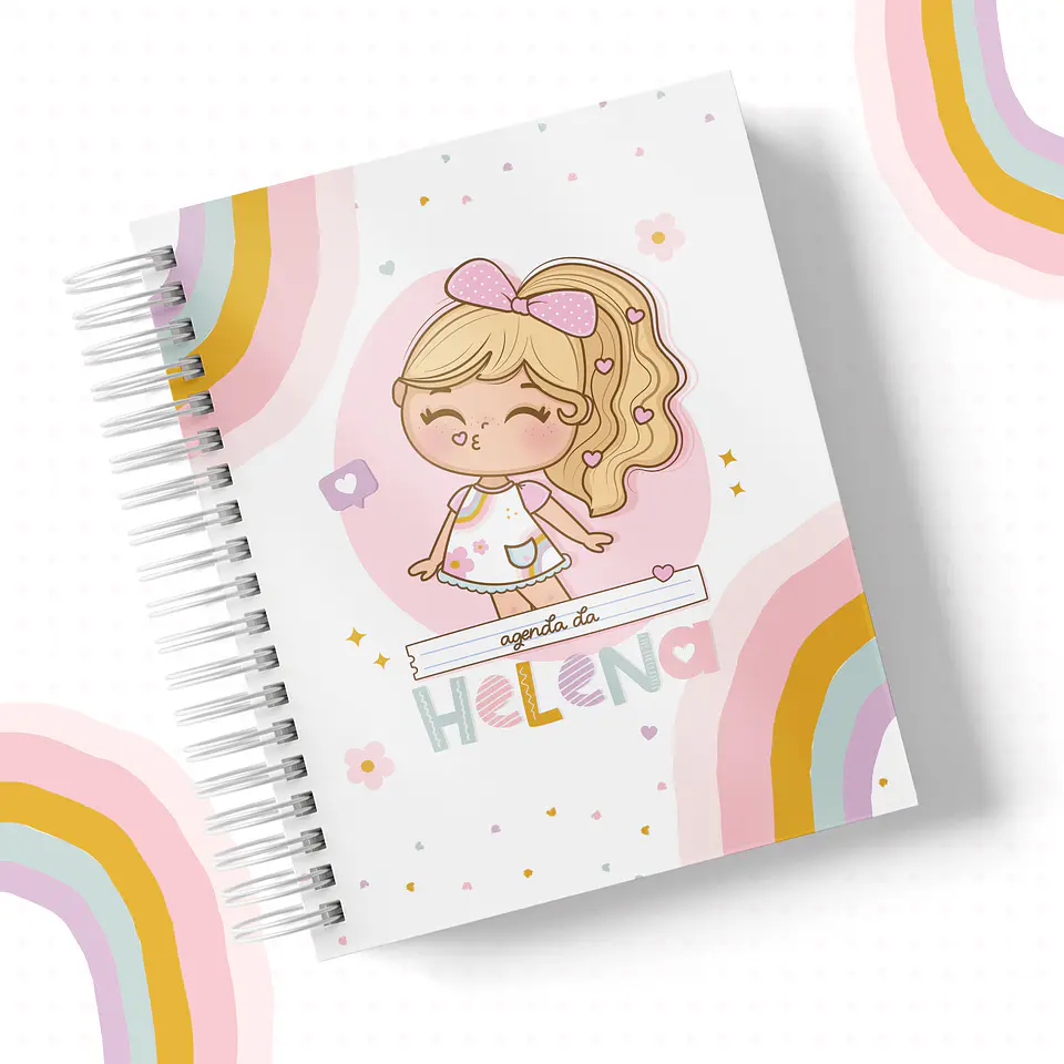 Menina Loira – Kit Escolar 2025 2