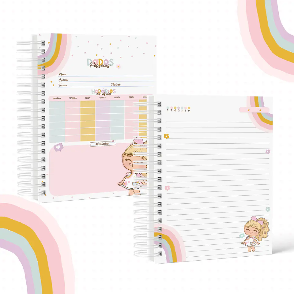 Menina Loira – Kit Escolar 2025 3