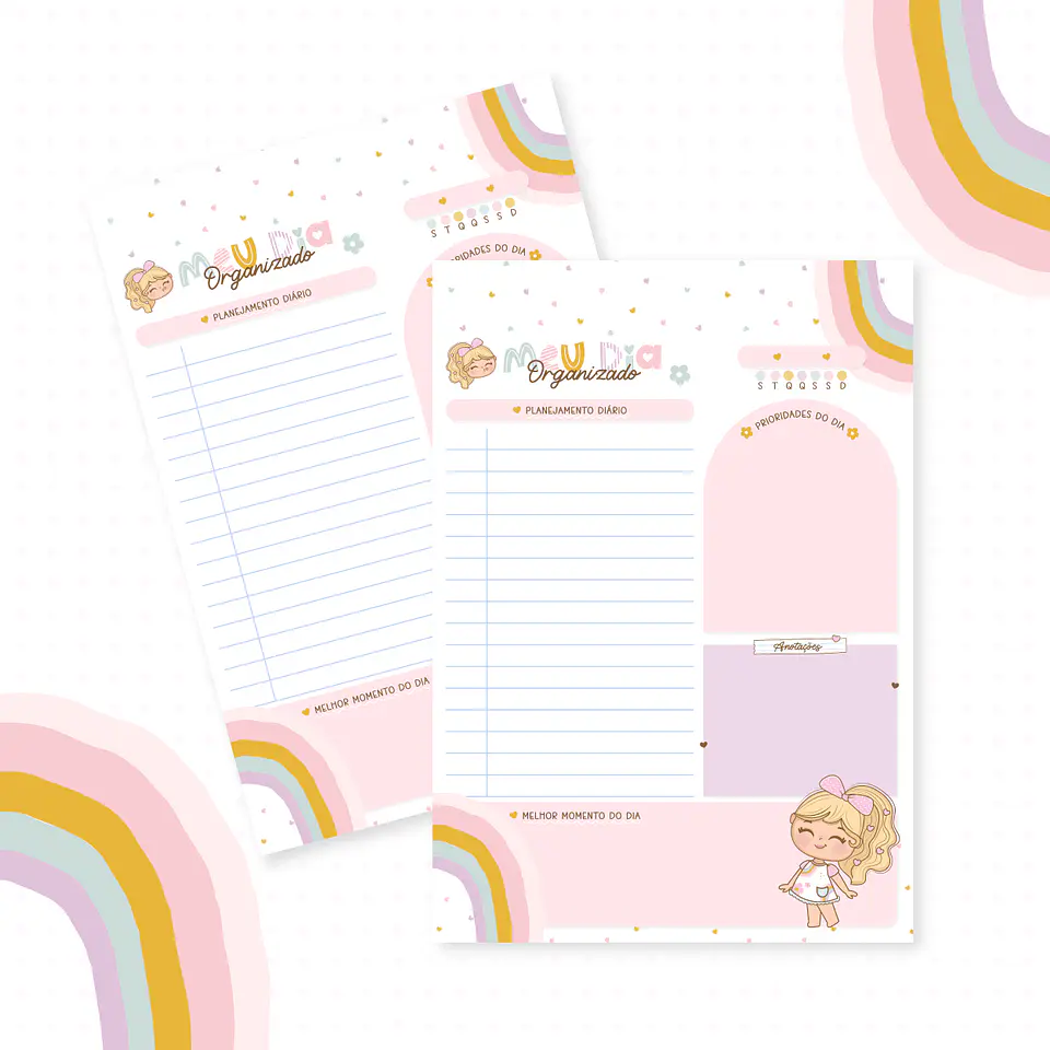 Menina Loira – Kit Escolar 2025 4