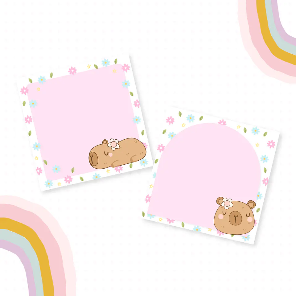 Capivara Menina – Kit Escolar 2025 9