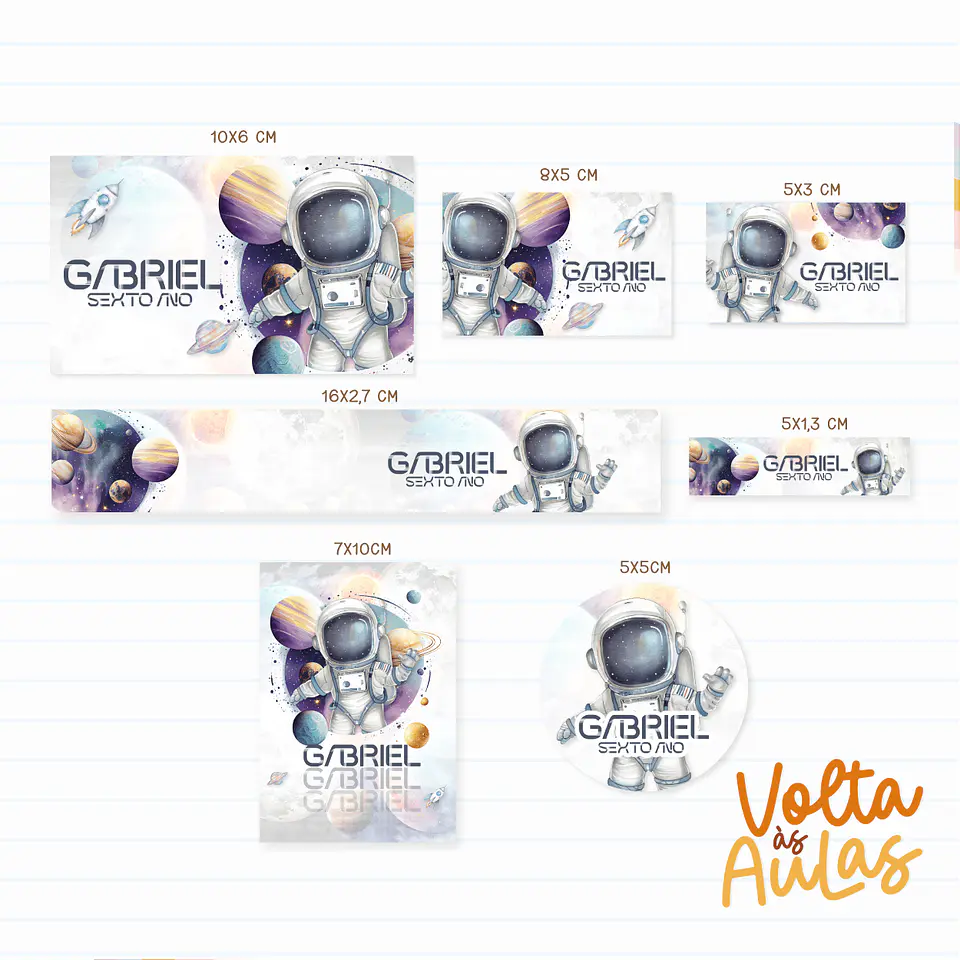 Astronauta – Kit Escolar 2025 4