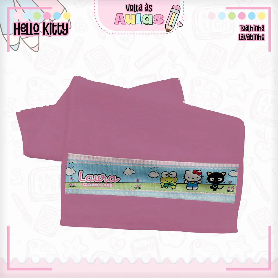 Arquivo Escolar Combo Hello Kitty + Miolos Agenda Neutros 2025 9