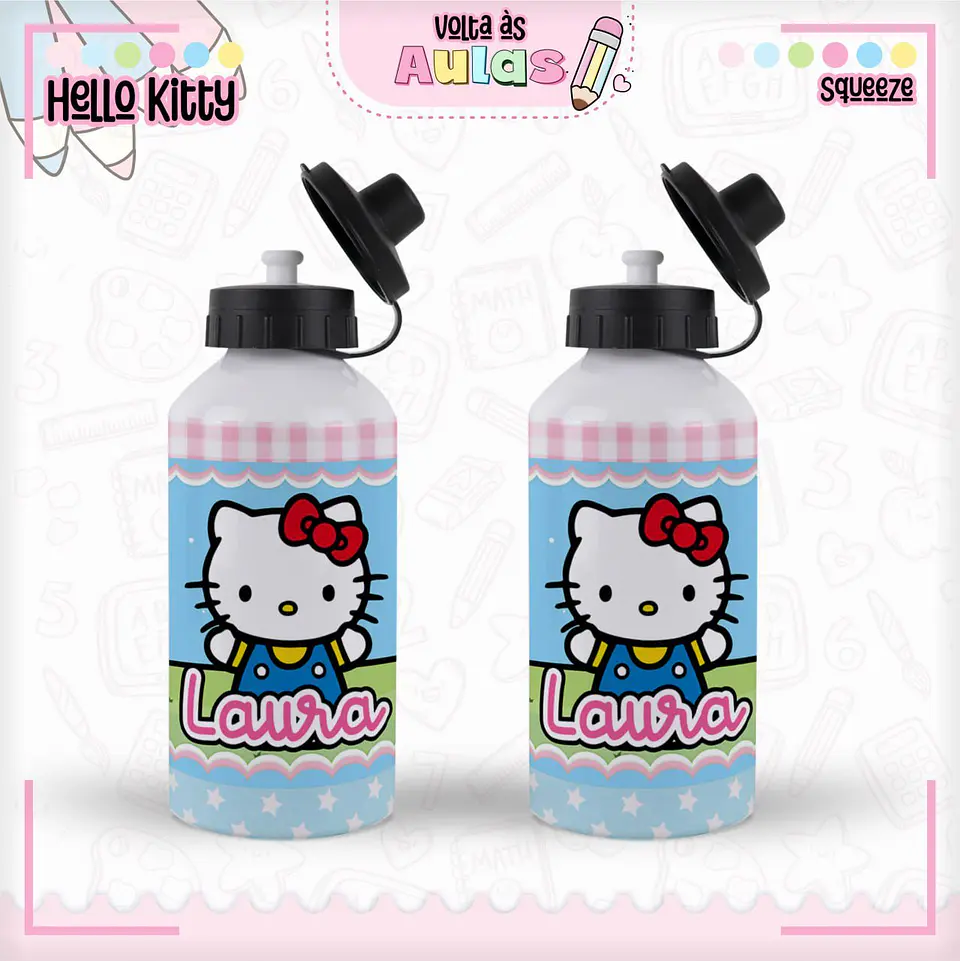 Arquivo Escolar Combo Hello Kitty + Miolos Agenda Neutros 2025 10