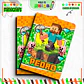 Arquivo Escolar Combo Minecraft + Miolos Agenda Neutros 2025 - Thumbnail 8