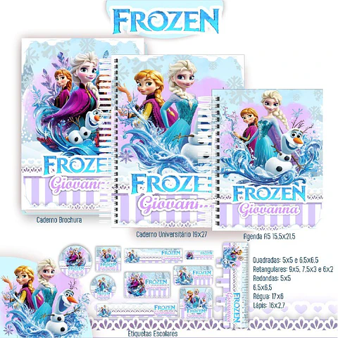 Frozen – Kit Escolar 2025