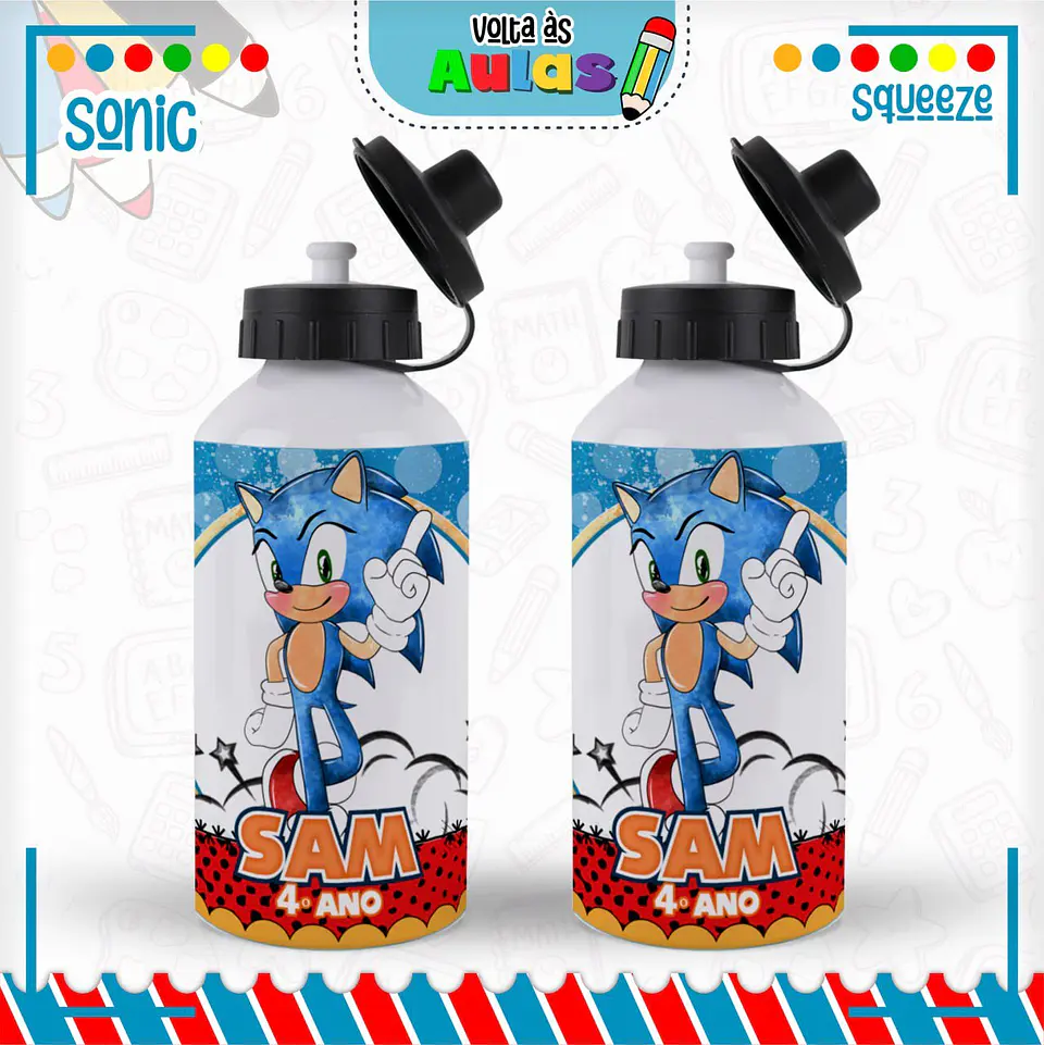 Arquivo Escolar Combo Sonic + Miolos Agenda Neutros 2025 8