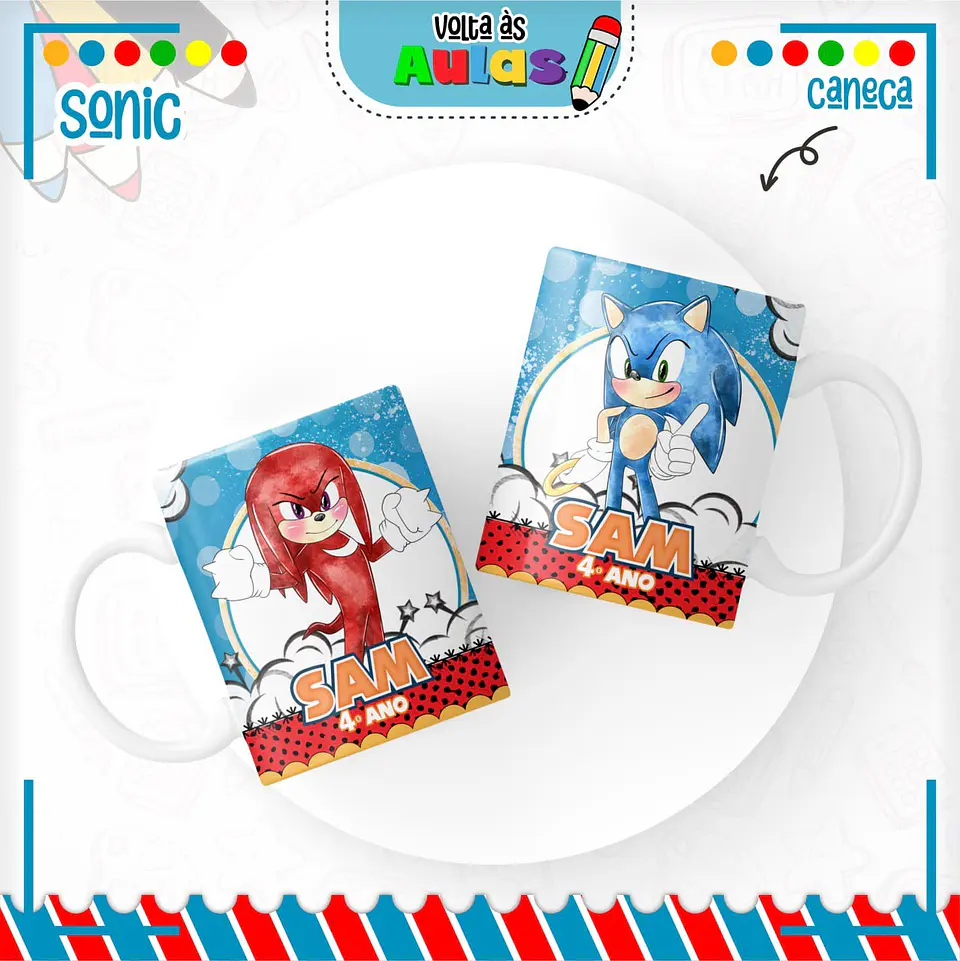 Arquivo Escolar Combo Sonic + Miolos Agenda Neutros 2025 9