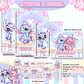 Arquivo Digital Kit Escolar 2.0 Stitch & Angel - Thumbnail 2