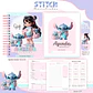 Arquivo Digital Kit Escolar Mascotinhas Stitch - Thumbnail 4