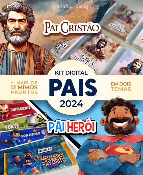 Arquivo de Corte Combo Mimos Dia dos Pais Cristão 2024