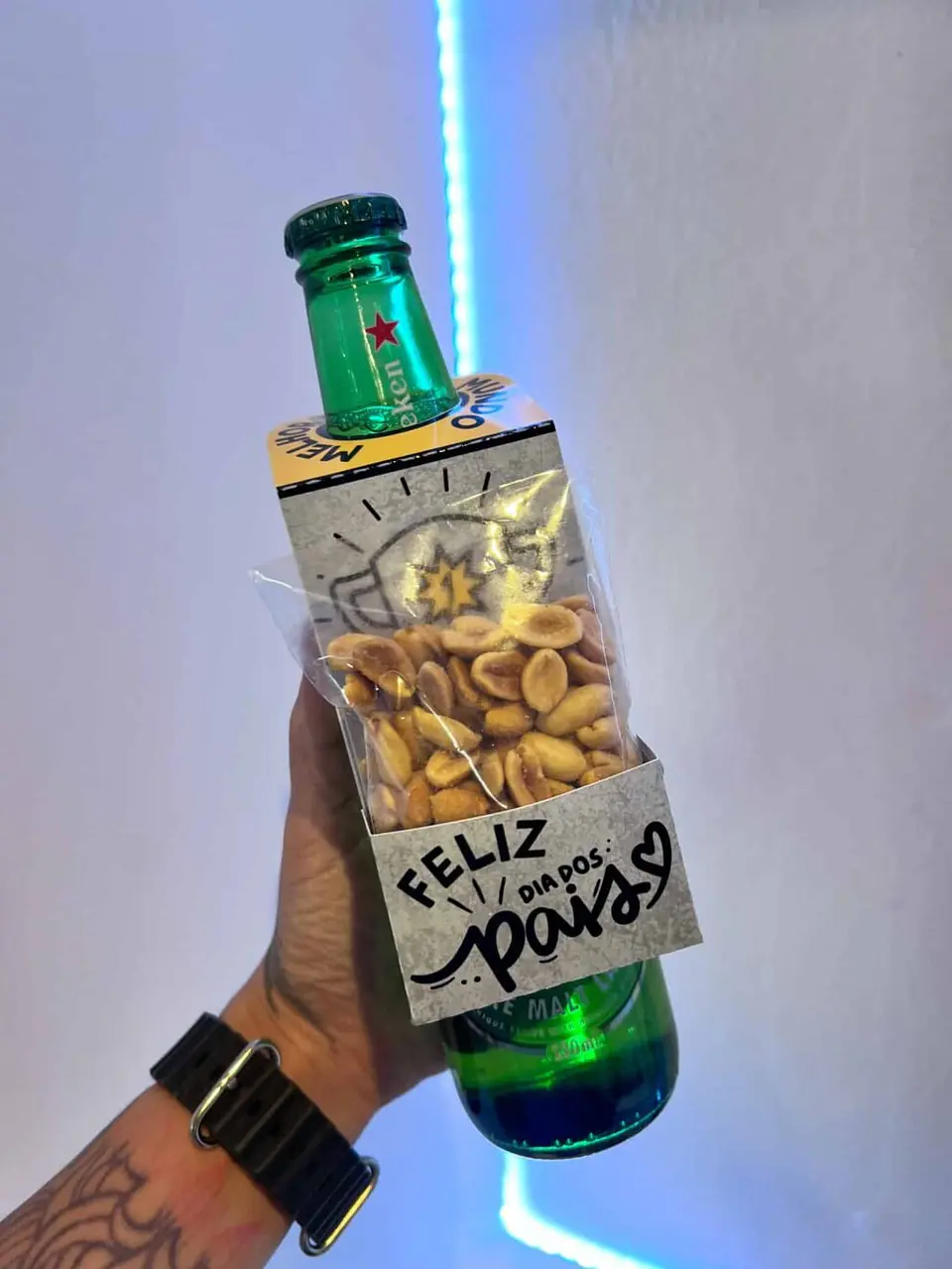 Arquivo de Corte Tag para Garrafa Dia dos Pais 5