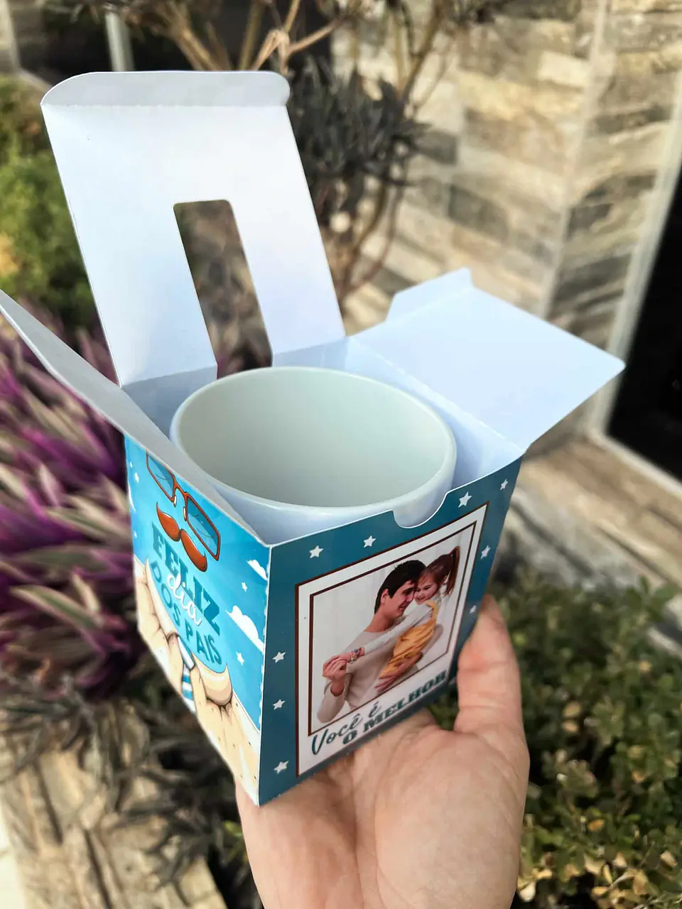 Arquivo de Corte Caixa para Caneca Dia dos Pais 16