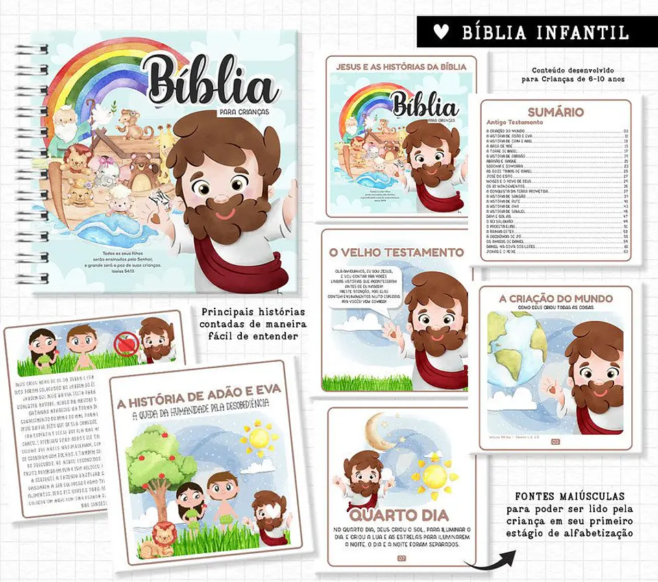 Arquivo Bíblia Infantil – Encaderna com Amor 2