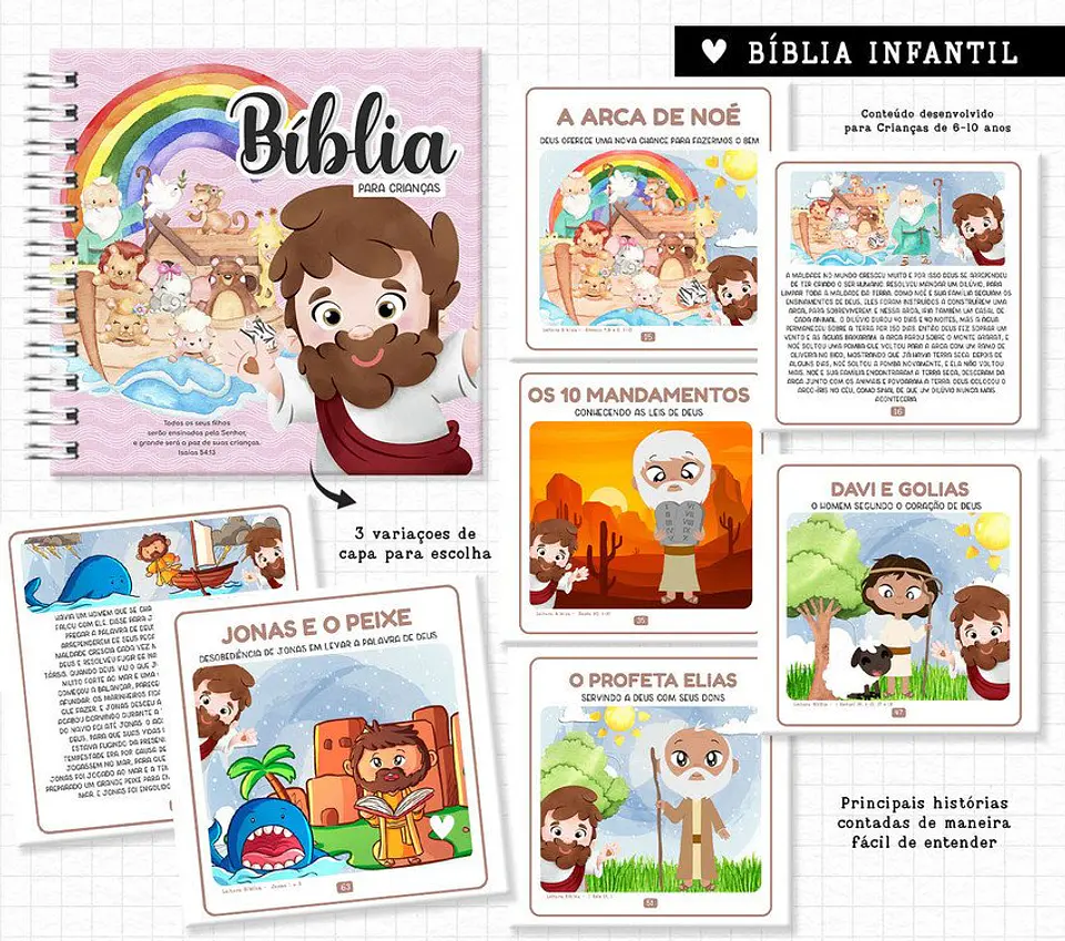 Arquivo Bíblia Infantil – Encaderna com Amor 3