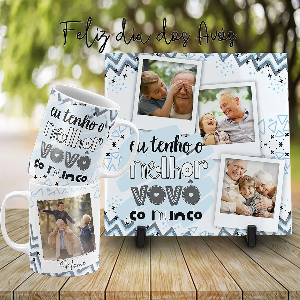 Estampas Canecas + Azulejos Fotos – Vovó e Vovô – Adilson 7