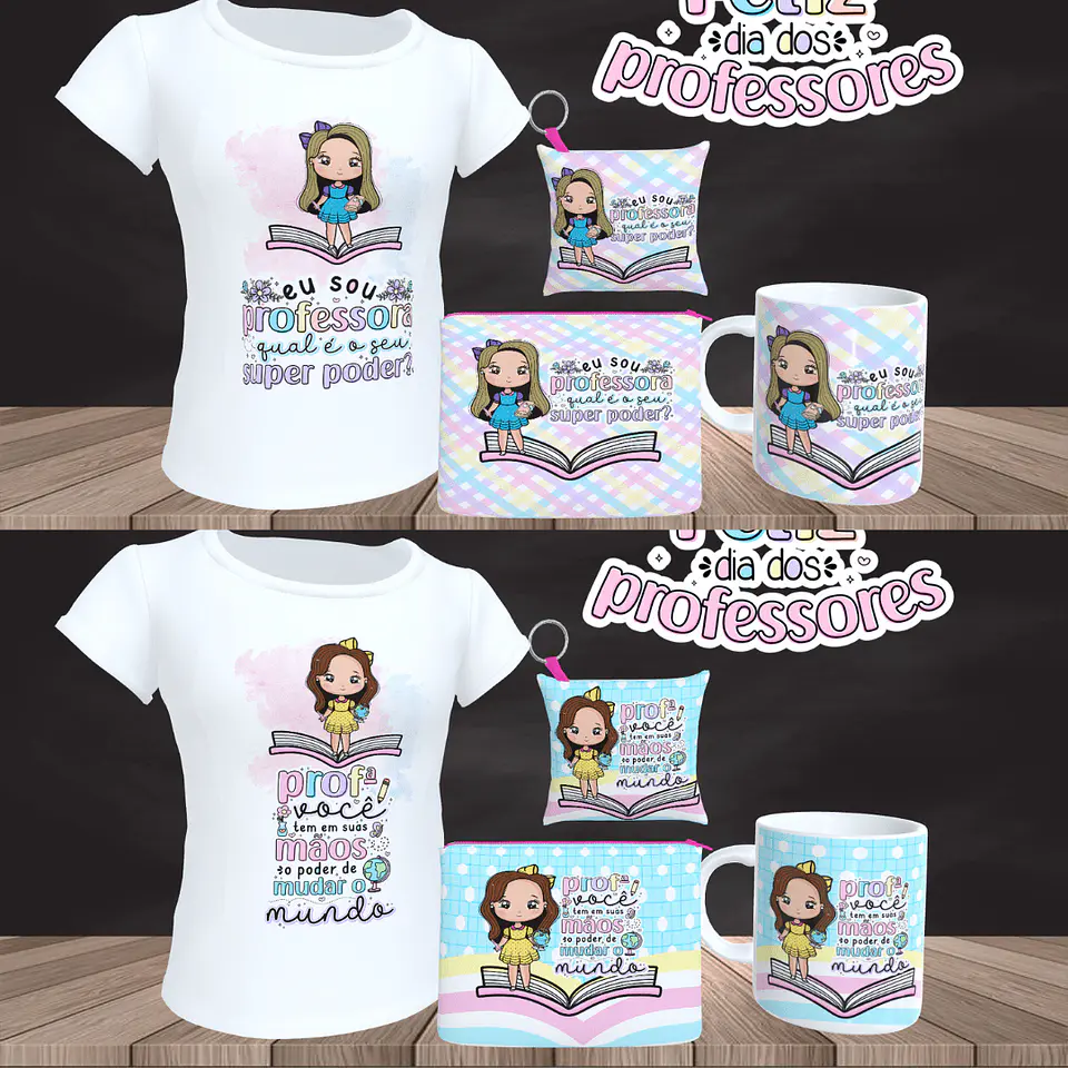 Professores – Artes em PDF e JPG p/camisetas/canecas/outros 4