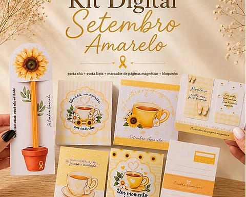 Kit Digital Setembro Amarelo – 4 Arquivos em PDF