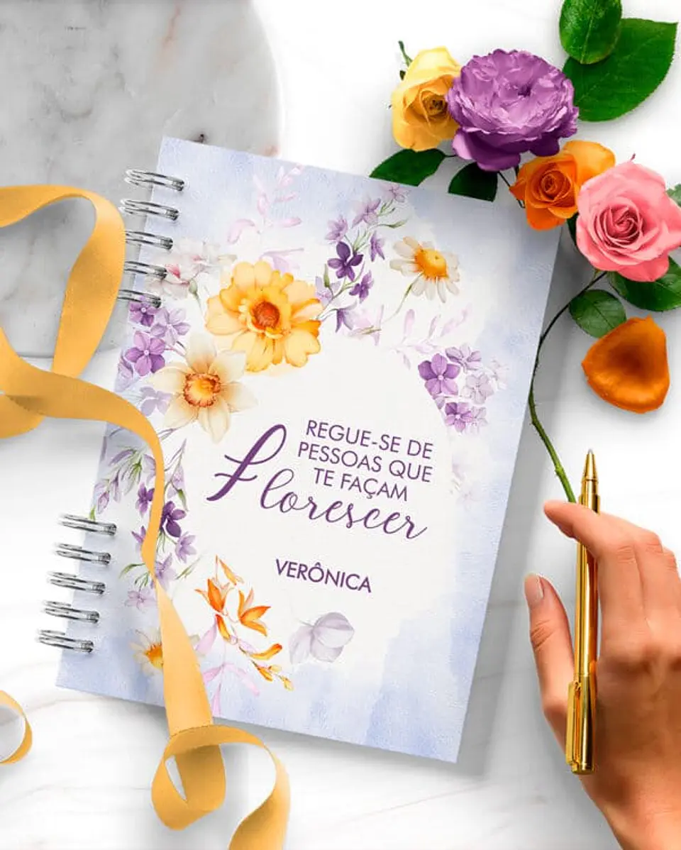 Combo 6 Agendas 2027 e Permanente – Floral Encanto 12
