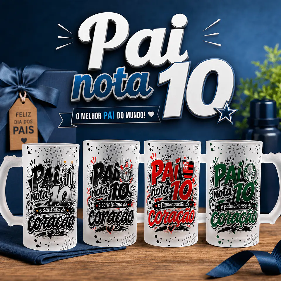 Caneca Chopp Pai Nota 10 – Arte Digital 1
