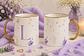 Alfabeto Flores do Campo Lilás – Arte Digital - Thumbnail 13