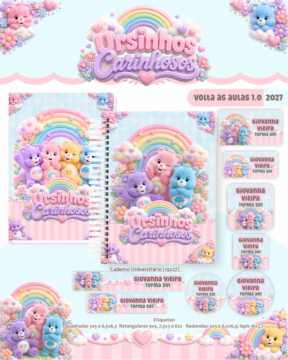 Arquivo Combo Escolar Ursinhos Carinhosos 2027 1