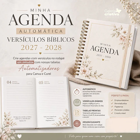 Automatizador de Agendas com Versículos 2027–2028