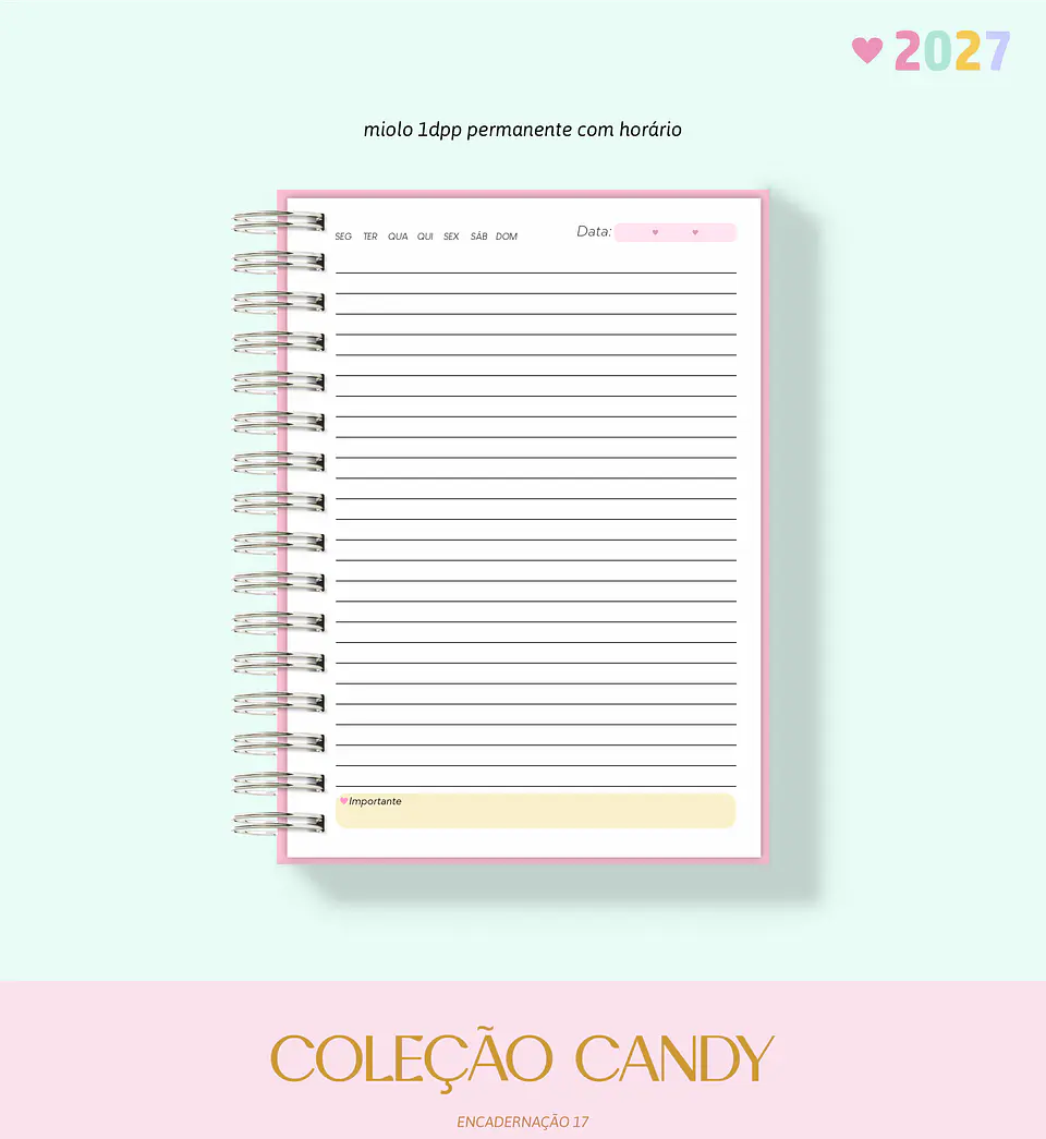 Agenda Candy 2027 – Arquivo Digital 7