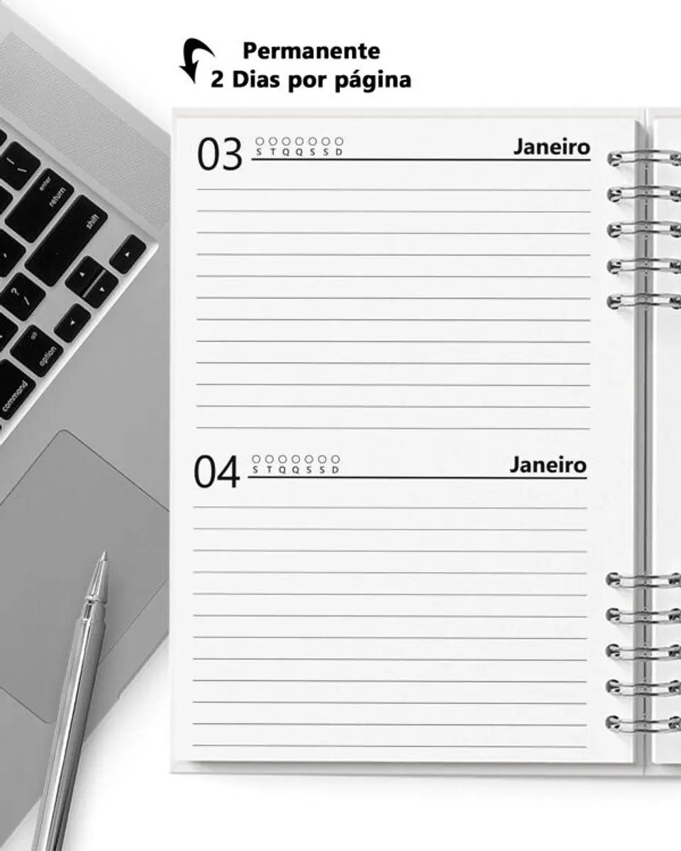 Super Combo 11 Agendas 2027 e Permanente Masculina com 5 Modelos de Capa 4