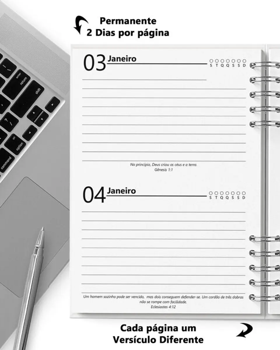 Super Combo 11 Agendas 2027 e Permanente Masculina com 5 Modelos de Capa 5