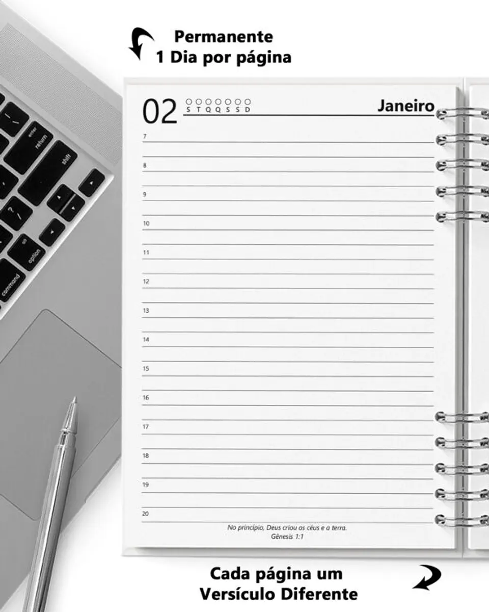 Super Combo 11 Agendas 2027 e Permanente Masculina com 5 Modelos de Capa 7