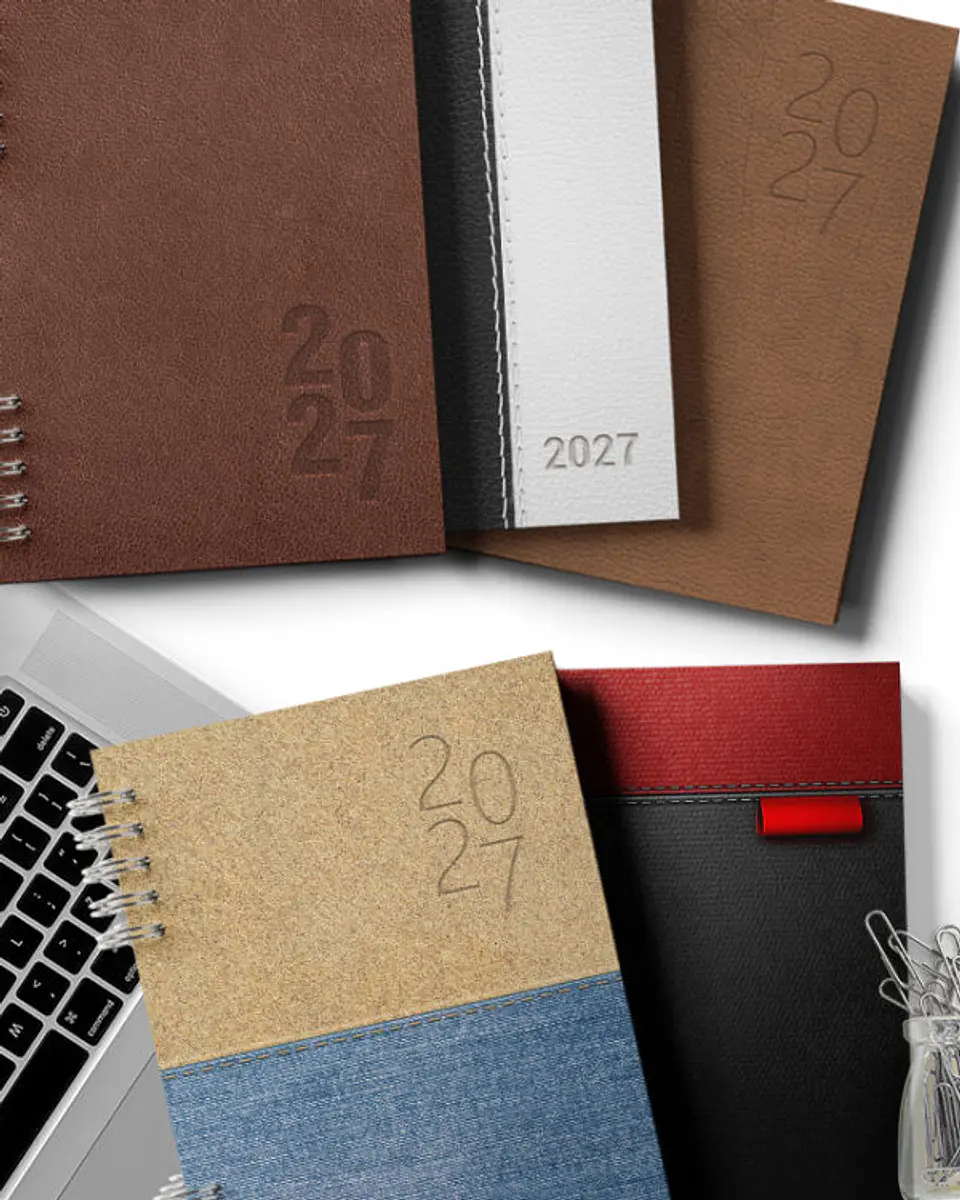 Super Combo 11 Agendas 2027 e Permanente Masculina com 5 Modelos de Capa 8