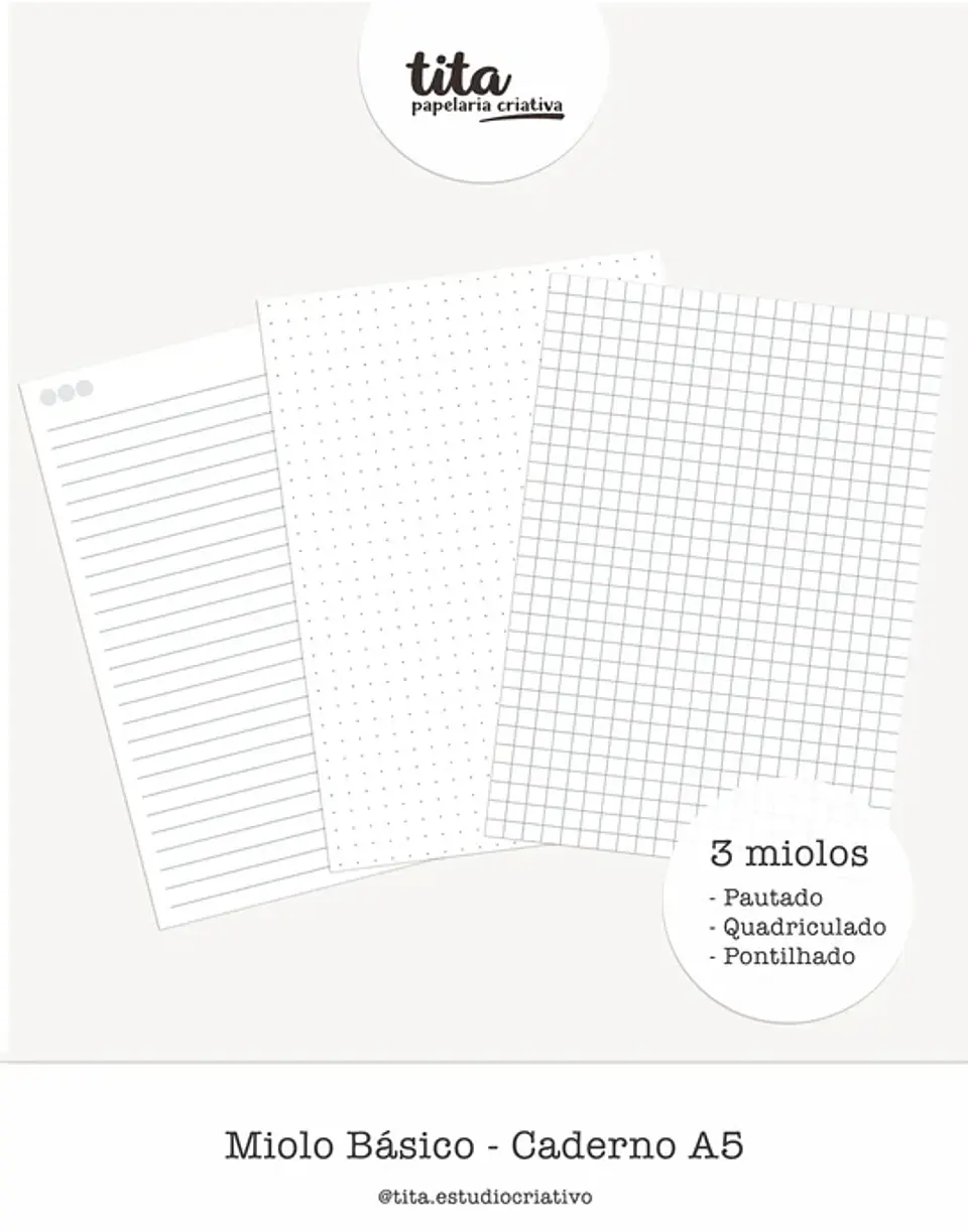 Miolos Básicos – Caderno A5 2