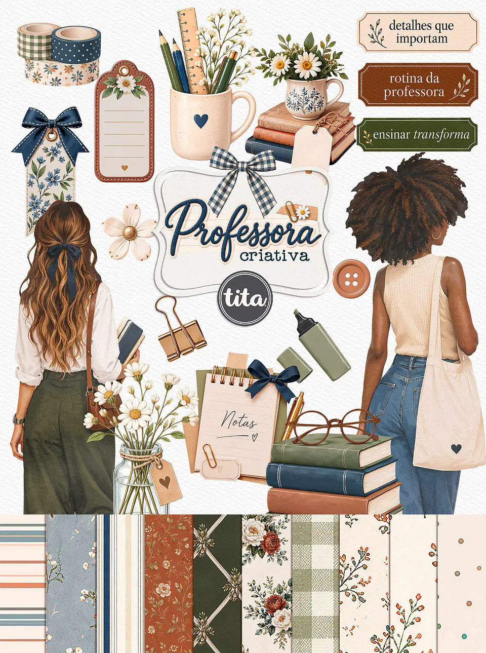 Professores 2026 - Combo Printables 2