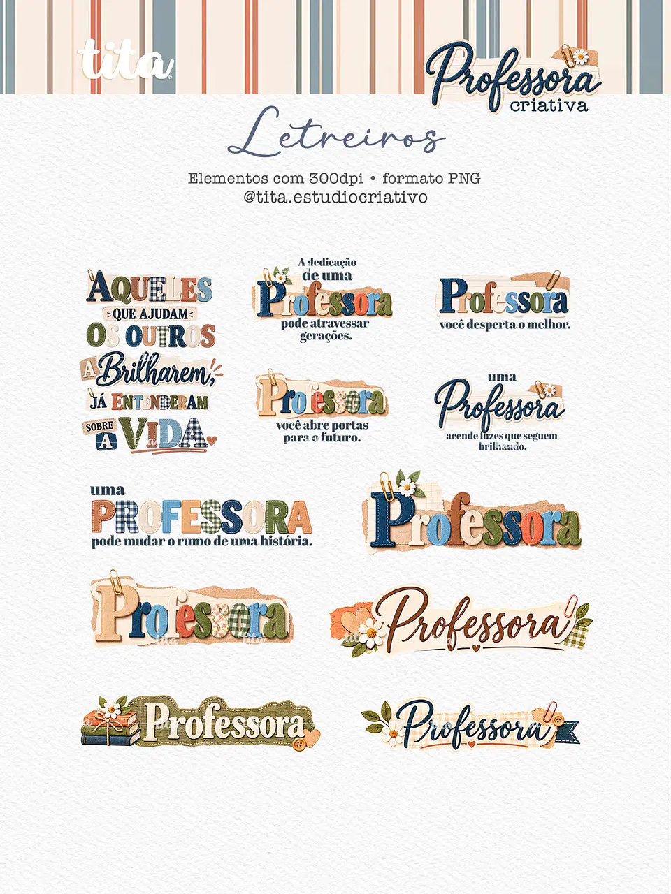 Professores 2026 - Combo Printables 7