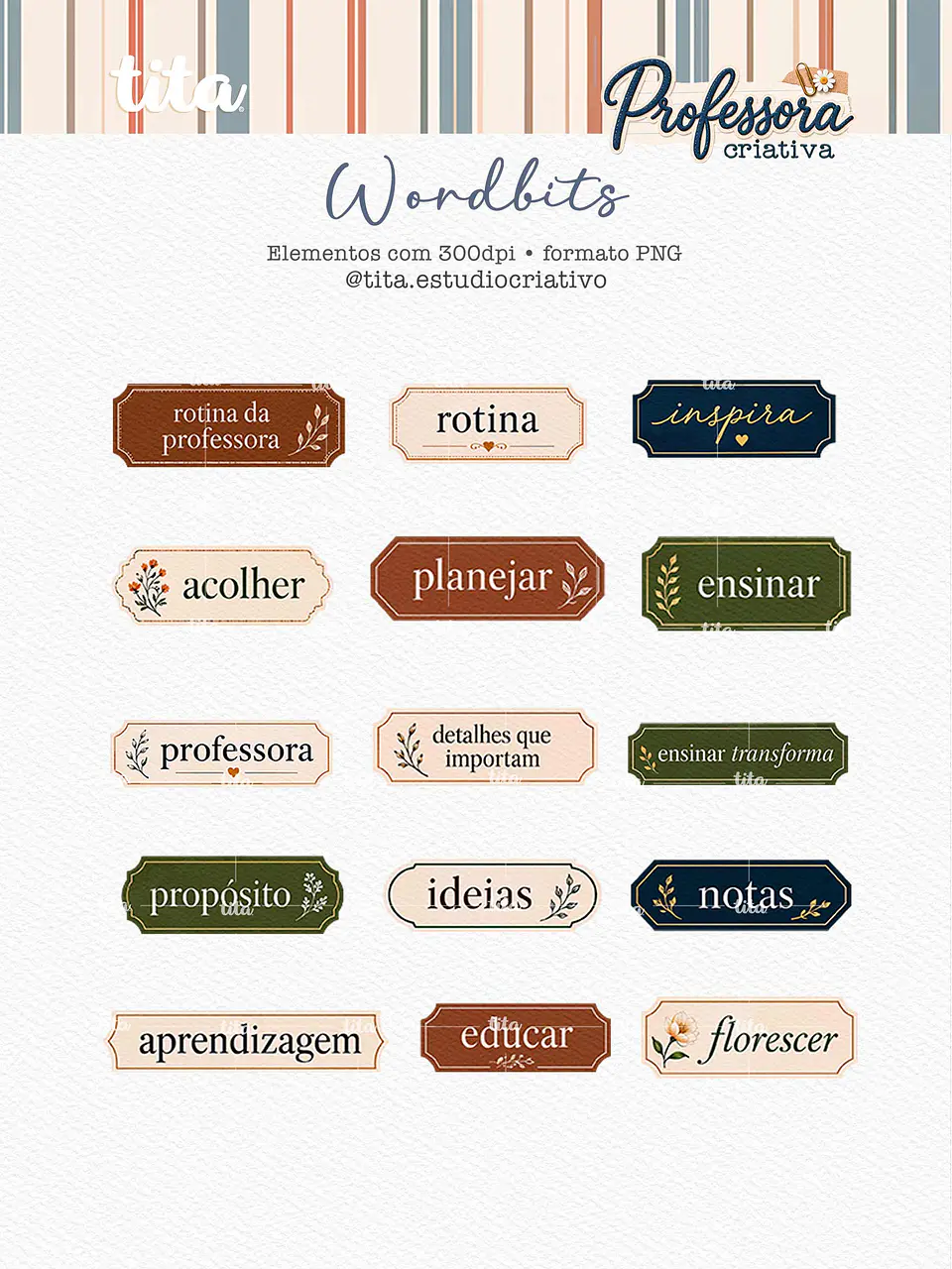 Professores 2026 - Combo Printables 9