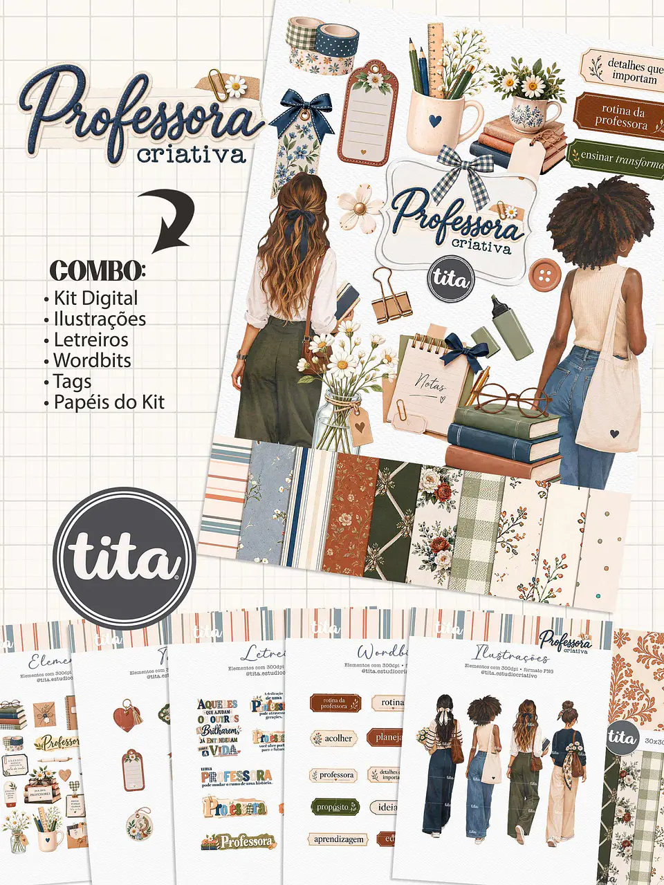 Professores 2026 - Combo Printables 1