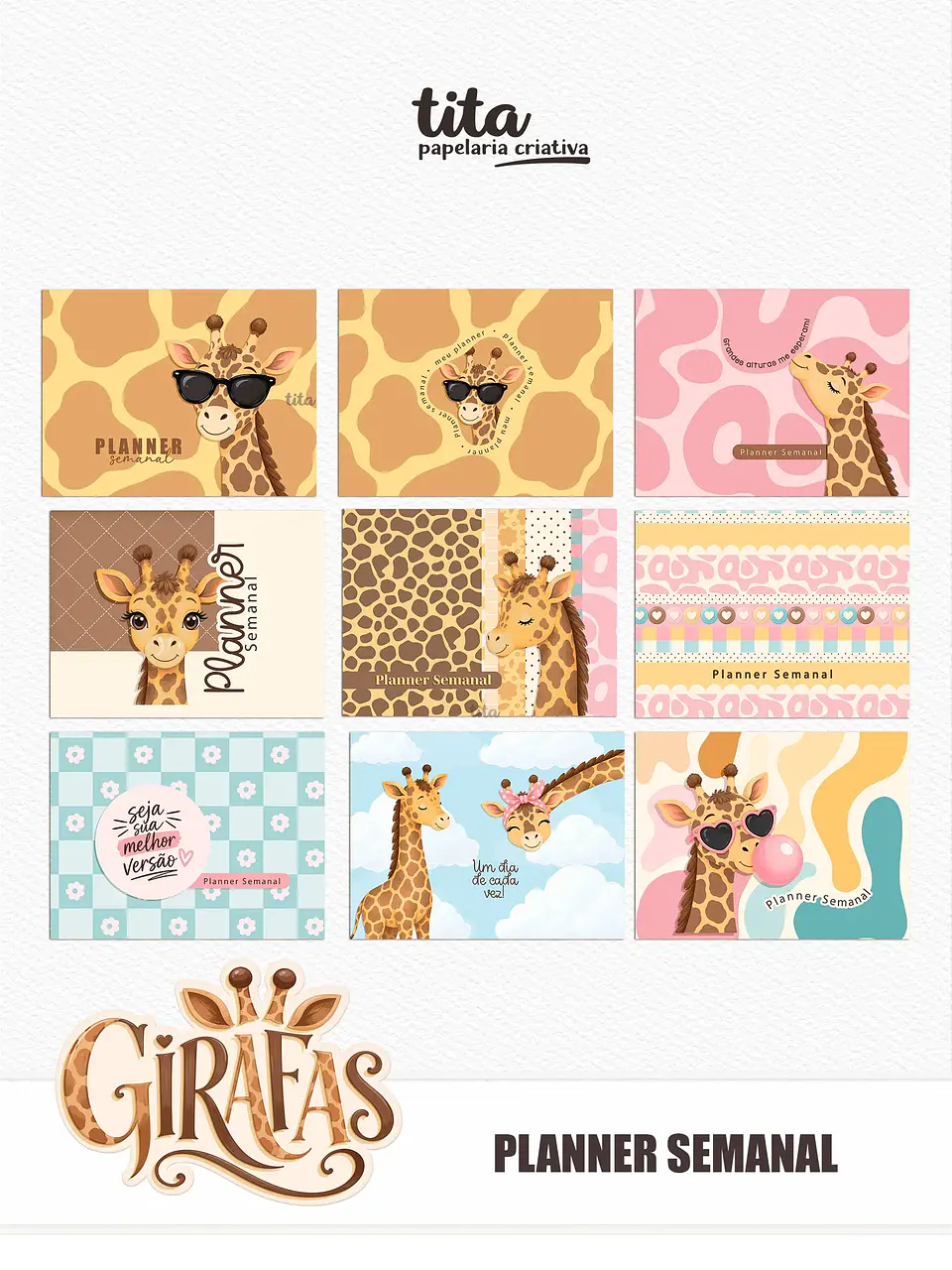 Girafas - Combo Encadernação 2