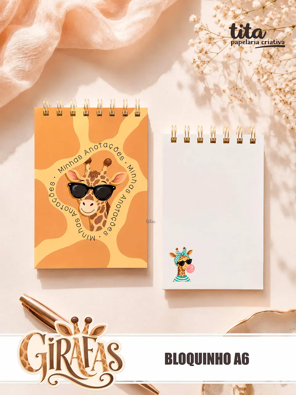 Girafas - Combo Encadernação 3
