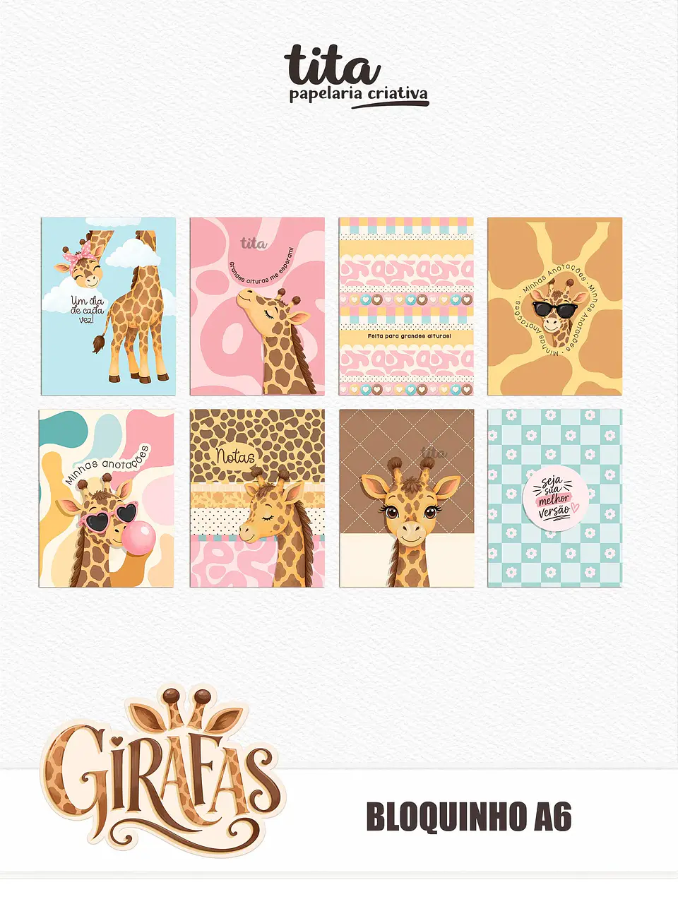 Girafas - Combo Encadernação 5