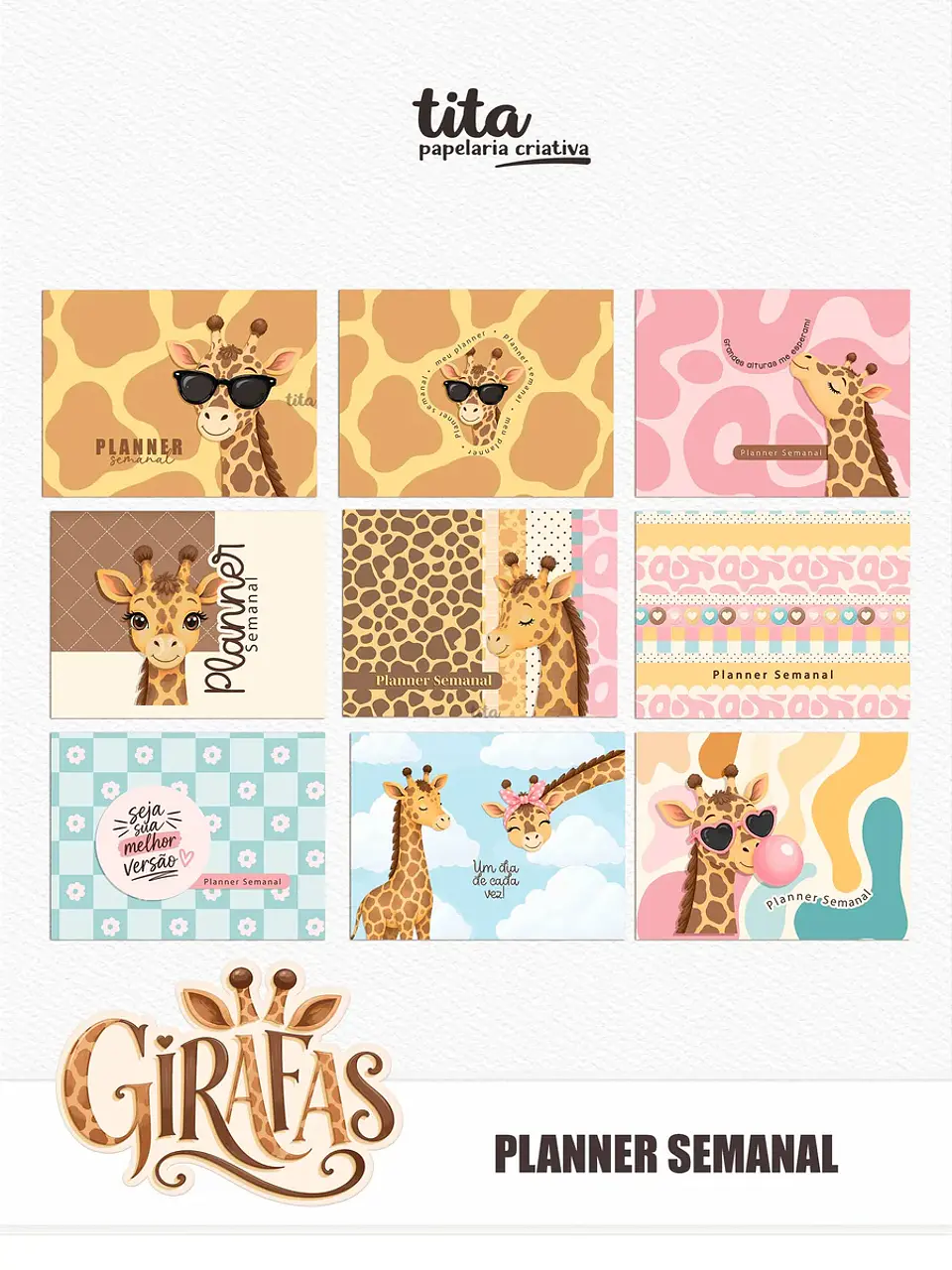 Girafas - Combo Encadernação 11