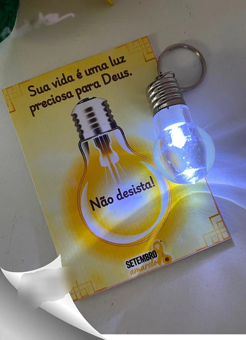 Arquivo Setembro Amarelo Card Lâmpada