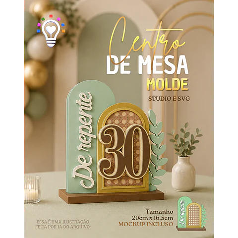 Adulto - Centro de Mesa