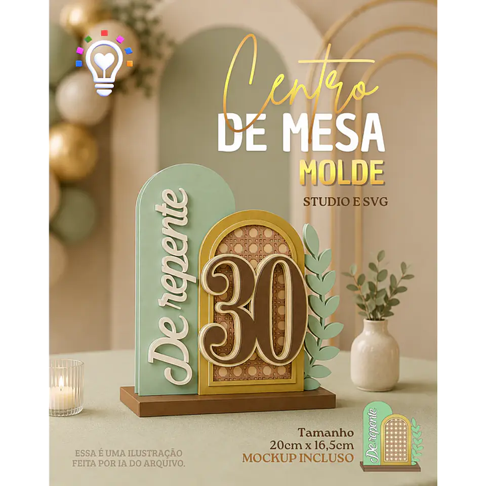 Adulto - Centro de Mesa 1